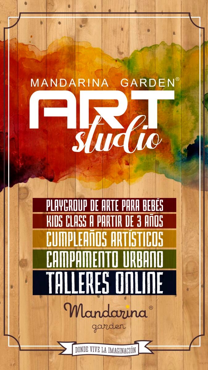 All this is what makes up our Art Studio of Mandarina garden