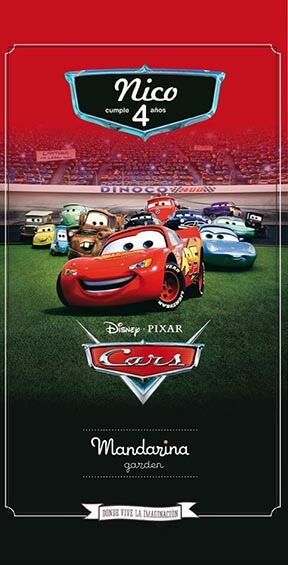 Cumplea&ntilde;os Mandarina Cars