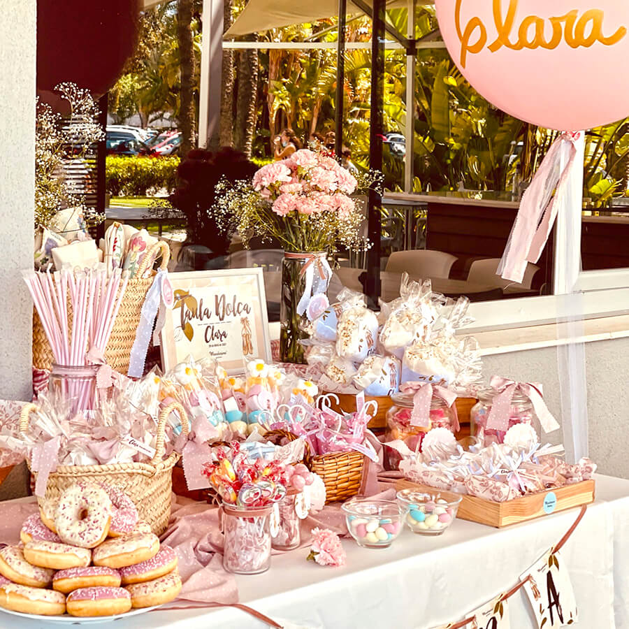 Candy bar comuni&oacute;n Mandarina