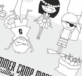 Printable de campamentos Mandarina