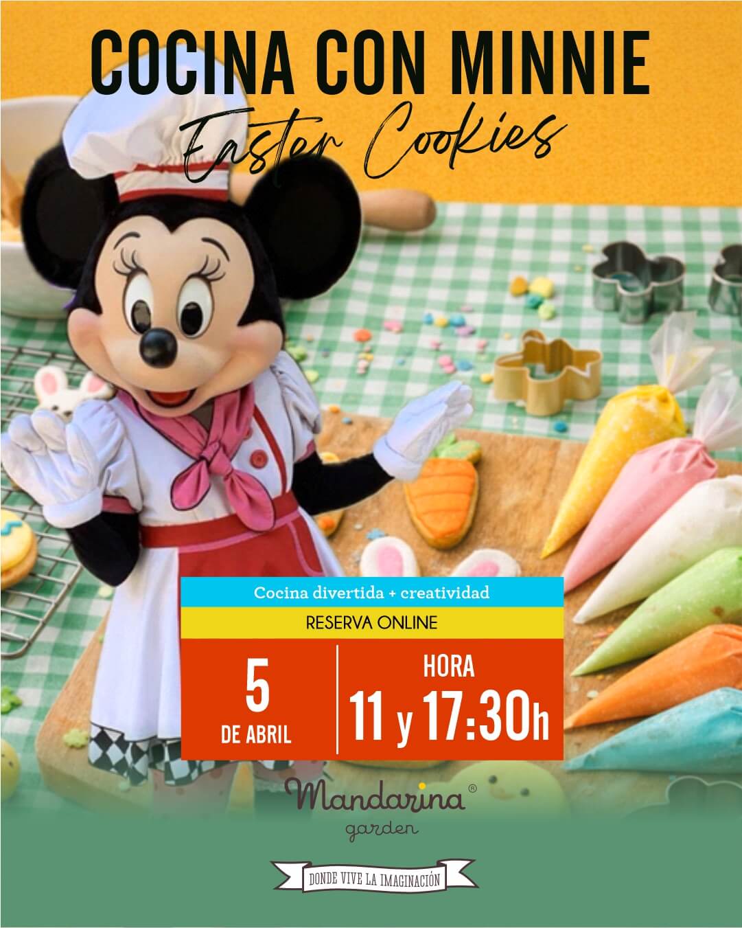 COCINA CON MINNIE Easter Cookies