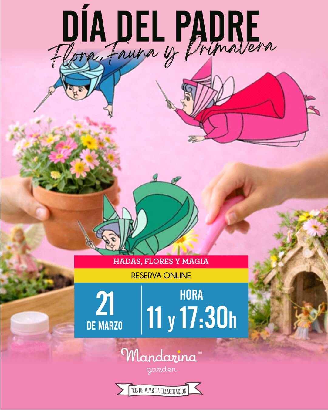 DIA DEL PADRE en Mandarina garden. Taller de regalos para papá